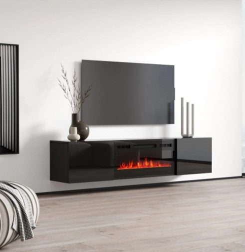 Electric Fireplace & Tv Stand 72"